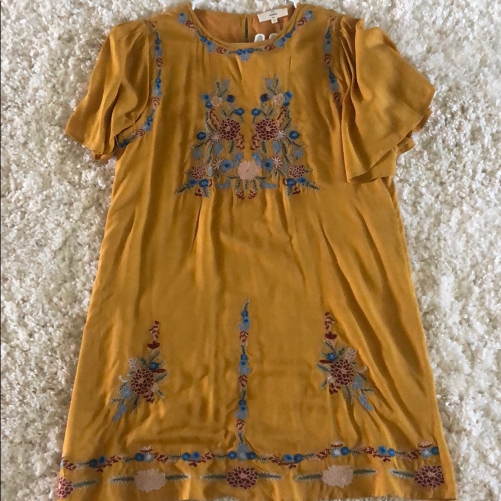 Mustard dress